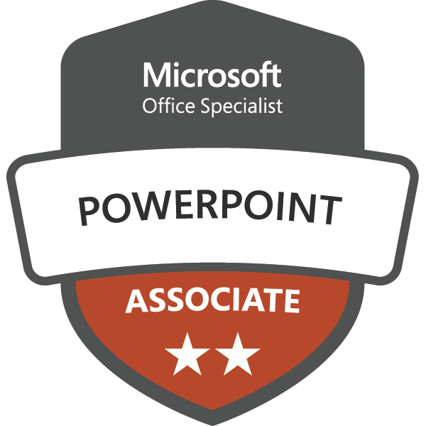 Office Specialist: PowerPoint Associate badge