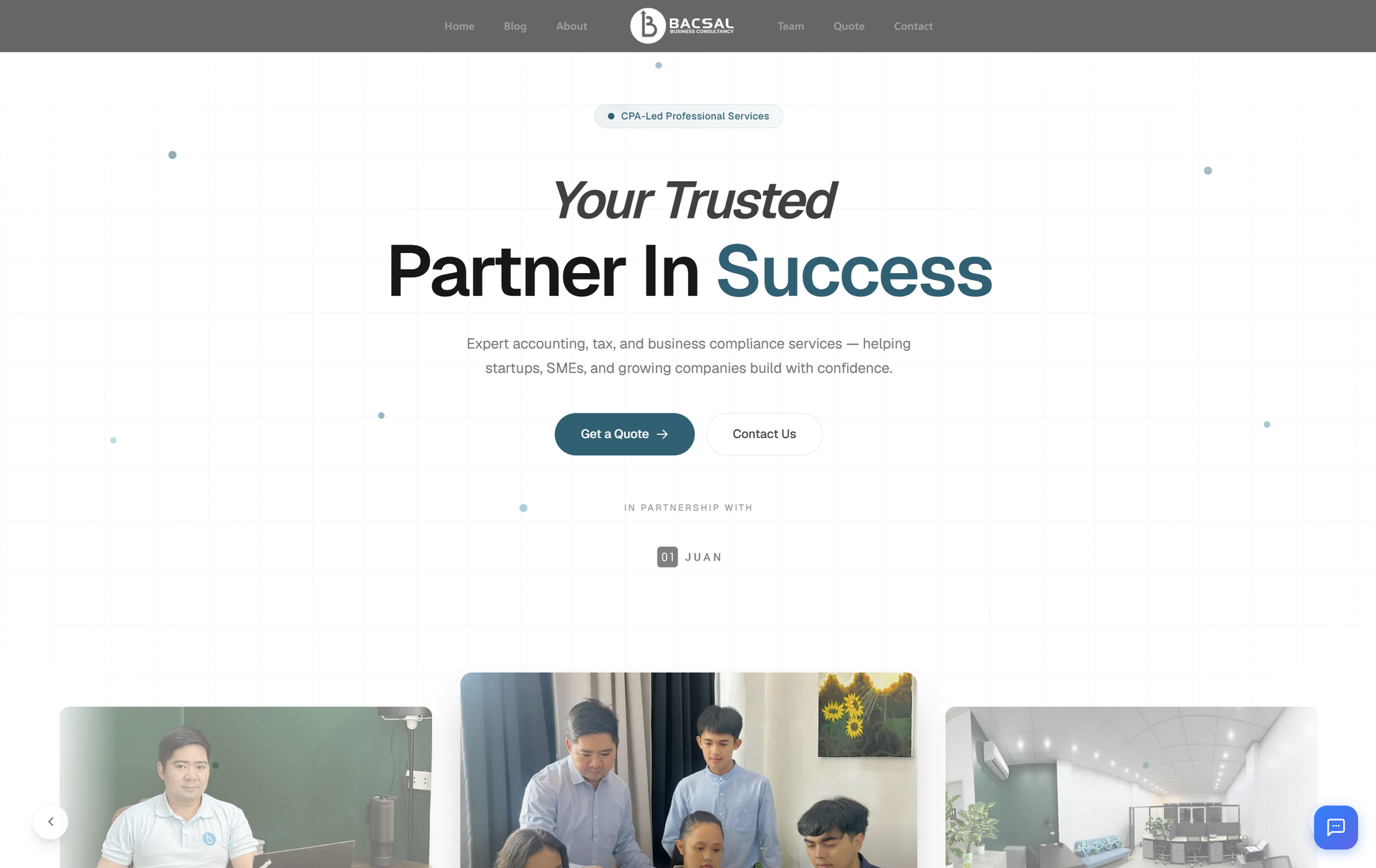 Bacsal Consultancy — Business management & CMS platform